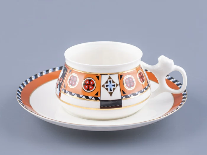 Чашка с блюдцем кофейная 180 мл форма Билибина рисунок Василиса арт. 81.16131.00.1, 