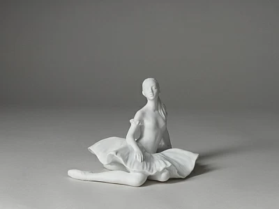 Скульптура В пачке рисунок Белый арт. 82.91161.00.1