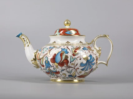 Сервиз чайный форма Александр III рисунок Русский, 6 персон 15 предметов арт. 81.30144.00.1,  Сервиз чайный форма Александр III рисунок Русский, 6 персон 15 предметов арт. 81.30144.00.1,