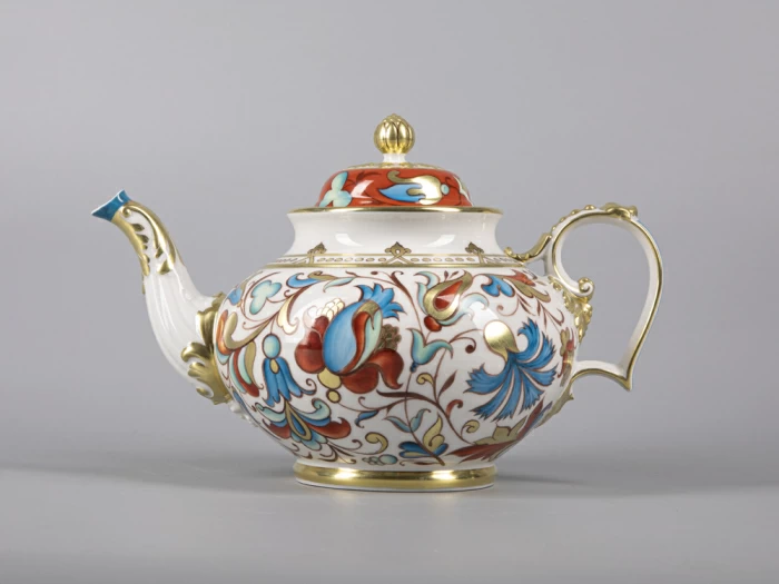 Сервиз чайный форма Александр III рисунок Русский, 6 персон 15 предметов арт. 81.30144.00.1,  Сервиз чайный форма Александр III рисунок Русский, 6 персон 15 предметов арт. 81.30144.00.1,