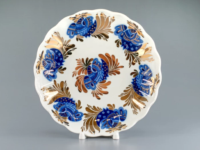 Сухарница, 215 мм, форма Тюльпан,  рисунок  Золотой сад арт. 80.00011.00.1, 