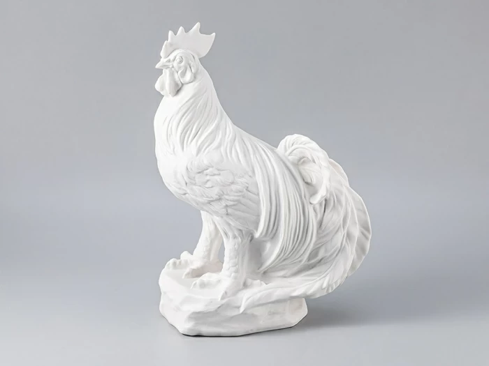 Скульптура форма Петух рисунок Белый арт. 82.85374.00.1, 