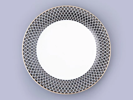 Тарелка плоская 270 мм, форма Стандартная, рисунок Неро 2, арт 80.46111.00.1, 