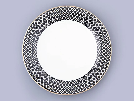 Тарелка плоская 270 мм, форма Стандартная, рисунок Неро 2, арт 80.46111.00.1 Тарелка плоская 270 мм, форма Стандартная, рисунок Неро 2, арт 80.46111.00.1