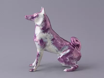 Скульптура форма Лайка, рисунок Аметист перламутр, арт 82.97472.00.1