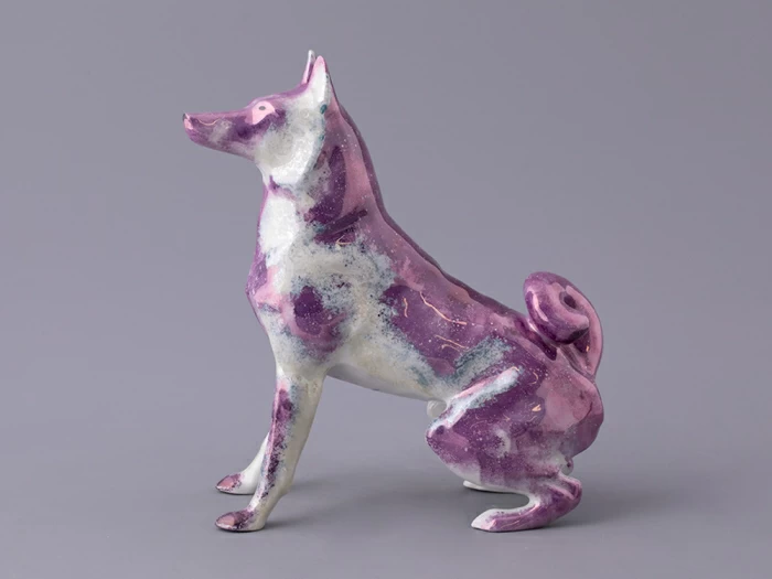 Скульптура форма Лайка, рисунок Аметист перламутр, арт 82.97472.00.1, 