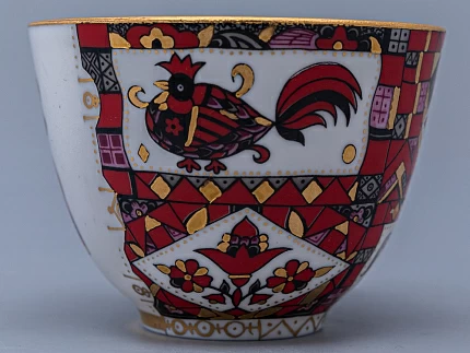 Чашка с блюдцем чайная 250 мл форма Весенняя рисунок Красный конь арт. 81.15308.00.1 Чашка с блюдцем чайная 250 мл форма Весенняя рисунок Красный конь арт. 81.15308.00.1