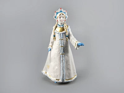 Скульптура Снегурочка-снежинка Девочка Снегурочка арт. 82.39709.00.1