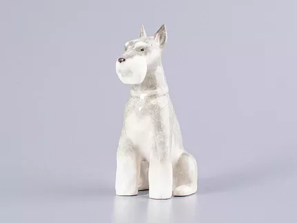 Скульптура Цвергшнауцер сидящий Нора арт. 82.82962.00.1