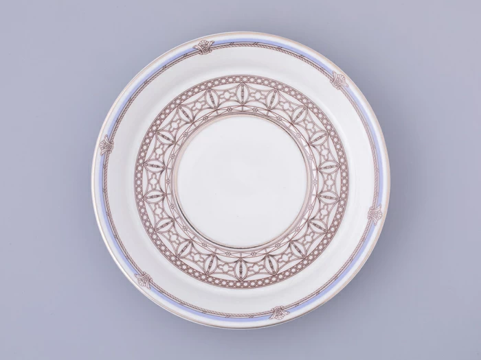 Чашка с блюдцем чайная, форма Гербовая, рисунок Серебряный город 4, арт. 81.32587.00.1, 