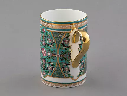 Бокал 400 мл в подарочной упаковке, форма Соло, рисунок Фиалка надрезанная, арт. 81.32711.00.1