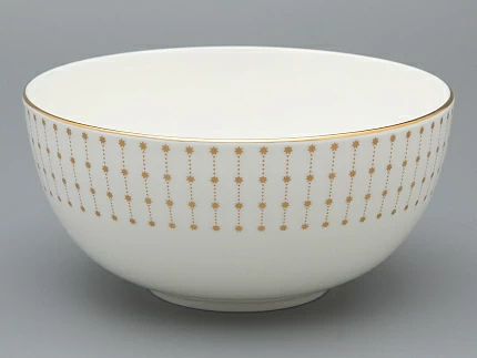 Салатник 195 мм форма Восточная рисунок Азур золотой, артикул 80.49794.00.1