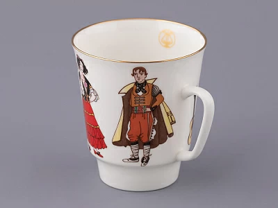 Трехпредметный комплект 165 мл форма Майская рисунок Опера Кармен, арт. 81.33177.00.1