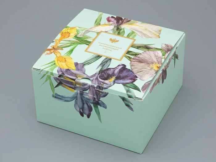 Чашка с блюдцем L’Art des Fleurs в подарочной упаковке, форма Весенняя 2, рисунок Тигровый ирис, арт 81.33404.00.1, 