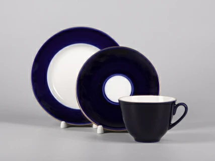 Трехпредметный комплект чайный 230 мл форма Весенняя рисунок Ночка арт. 81.11158.00.1, 