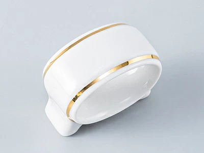 Кольцо для салфеток форма Молодежная рисунок Золотая лента арт. 80.01772.00.1