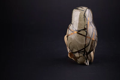 Скульптура Павиан с детенышем, рисунок Счастья в Новом году, арт 40.00979.00.1