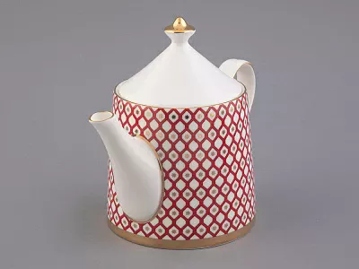 Сервиз чайный форма Идиллия рисунок Скарлетт, 4 персоны 10 предметов, арт. 81.27756.00.1