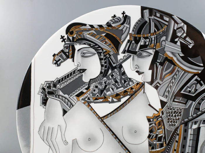 Тарелка плоская форма Extra Vatel рисунок Любовный напиток арт. 80.73289.00.1, 