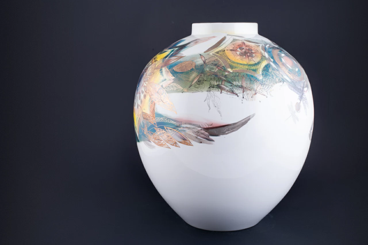 Ваза Узор на форме Круглая, арт. 60.15407.00.1, 