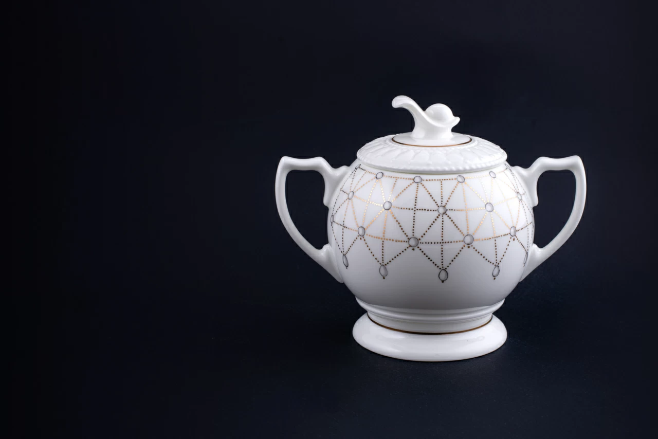 Сахарница Жемчуг на форме Жемчужина, арт 60.10816.00.1, 