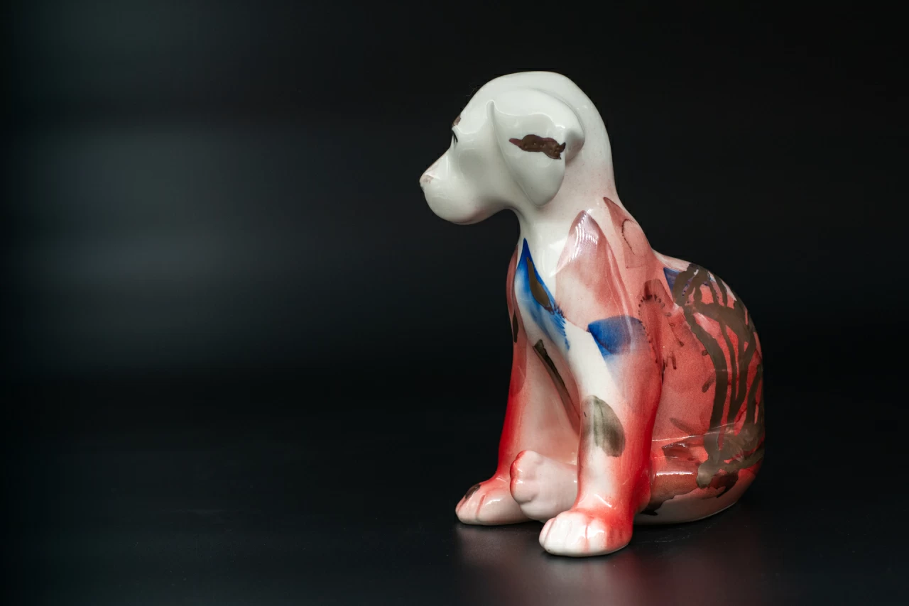 Скульптура Щенок Любопытный, арт 62.11230.00.1,  Скульптура Щенок Любопытный, арт 62.11230.00.1,