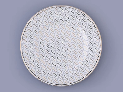 Сервиз столовый на 6 персон 18 предметов форма Премиум рисунок Саламандра Грей, арт. 81.31632.00.1