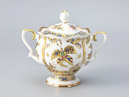 Сервиз кофейный форма Наташа рисунок Фантастические бабочки, 6 персон 14 предметов, арт. 81.21238.00.1 Сервиз кофейный форма Наташа рисунок Фантастические бабочки, 6 персон 14 предметов, арт. 81.21238.00.1