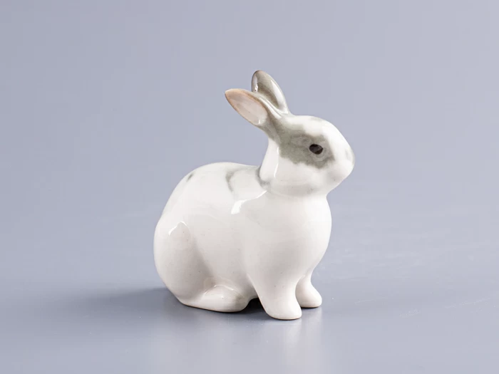Скульптура Кролик крош серый арт. 82.68950.00.1, 