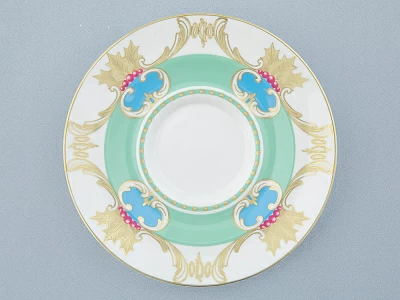 Чашка с блюдцем чайная 240 мл форма Айседора рисунок Аквамарин арт. 81.30907.00.1 Чашка с блюдцем чайная 240 мл форма Айседора рисунок Аквамарин арт. 81.30907.00.1