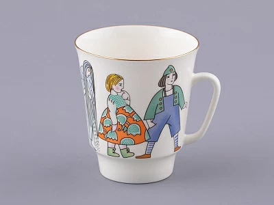 Трехпредметный комплект 165 мл форма Майская рисунок Синяя птица, арт. 81.32260.00.1 Трехпредметный комплект 165 мл форма Майская рисунок Синяя птица, арт. 81.32260.00.1