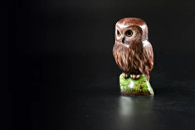 Скульптура Воробьиный сыч, Совенок, арт 62.09238.00.2