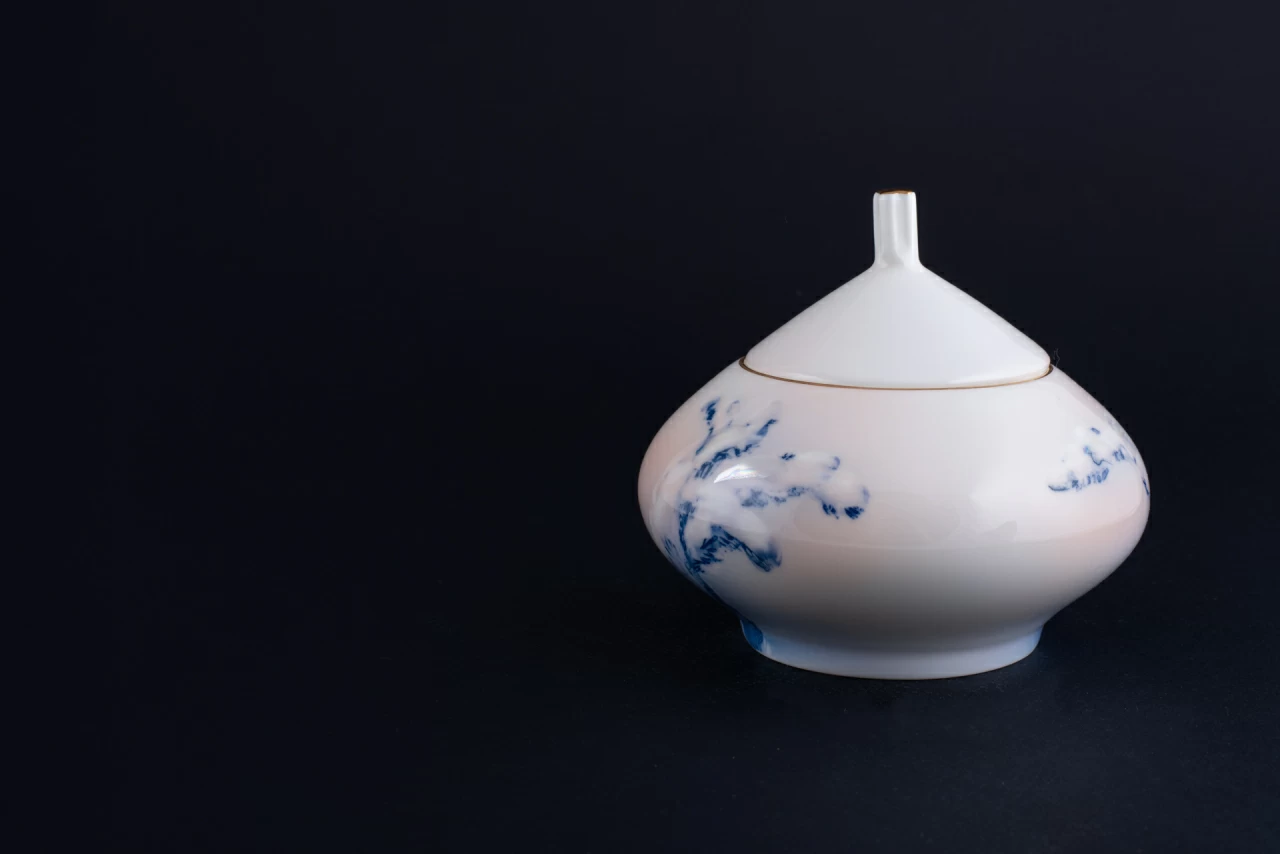 Сахарница Морозное утро на форме Купольная арт 40.03513.00.1, 