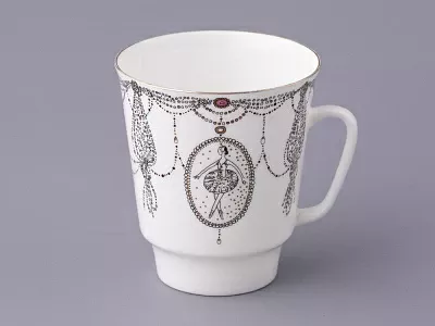 Трехпредметный комплект 165 мм форма Майская рисунок Балет Лебединое озеро арт. 81.17916.00.1