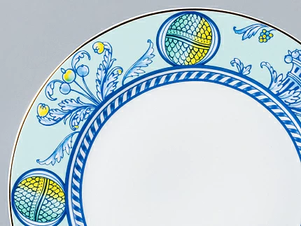 Тарелка форма Европейская 270 мм рисунок Высоцкая. Azzurro, арт. 80.37138.00.1 Тарелка форма Европейская 270 мм рисунок Высоцкая. Azzurro, арт. 80.37138.00.1