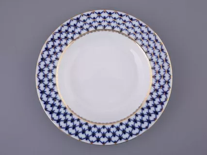 Тарелка глубокая 225 мм, форма Европейская, рисунок Кобальтовая сетка арт.80.85298.00.1, 