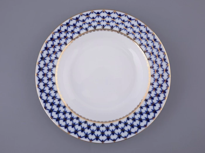 Тарелка глубокая 225 мм, форма Европейская, рисунок Кобальтовая сетка арт.80.85298.00.1,  Тарелка глубокая 225 мм, форма Европейская, рисунок Кобальтовая сетка арт.80.85298.00.1,