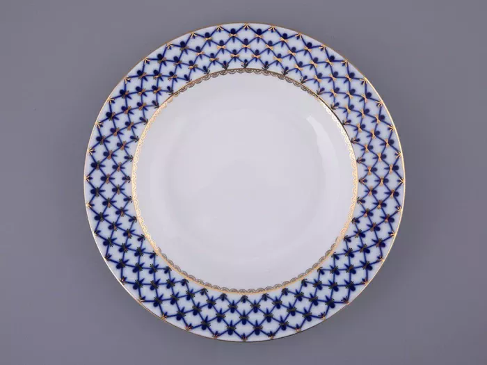 Тарелка глубокая 225 мм, форма Европейская, рисунок Кобальтовая сетка арт.80.85298.00.1, 