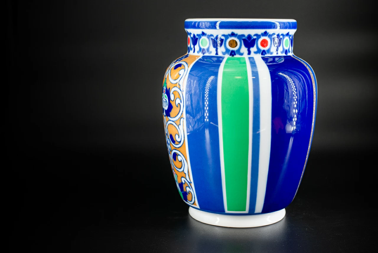 Ваза форма Китайская малый размер рисунок Русский стиль III арт. 60.10767.00.1, 