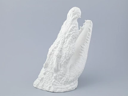 Подарочный набор Крокодил голова и хвост, рисунок Белый, арт. 81.32755.00.1 Подарочный набор Крокодил голова и хвост, рисунок Белый, арт. 81.32755.00.1