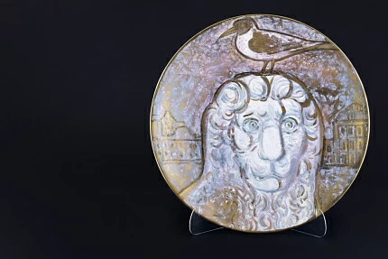 Декоративное Блюдо Миражи белой ночи на форме Круглая, арт 60.13365.00.1