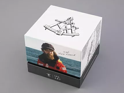 Бокал с крышкой в подарочной упаковке, форма Top. рисунок Путь на Север, арт. 81.32934.00.1