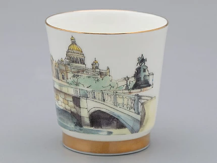 Подарочный набор стопок форма Сувенирная 1, рисунок Виды С-Петербурга арт. 81.31737.00.1 Подарочный набор стопок форма Сувенирная 1, рисунок Виды С-Петербурга арт. 81.31737.00.1