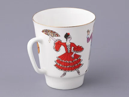 Трехпредметный комплект 165 мл форма Майская рисунок Балет Дон Кихот, арт. 81.23693.00.1 Трехпредметный комплект 165 мл форма Майская рисунок Балет Дон Кихот, арт. 81.23693.00.1