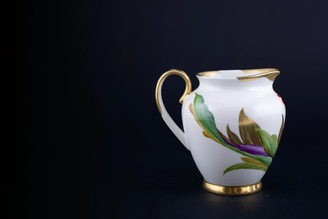 Сливочник Маковый цветок на форме Весенняя, арт 60.14702.00.1, 