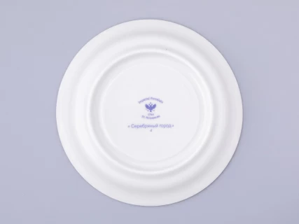 Чашка с блюдцем чайная, форма Гербовая, рисунок Серебряный город 4, арт. 81.32587.00.1, 