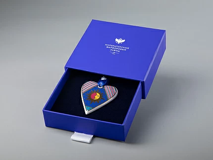 Подарочный набор Ёлочная игрушка Сердечко 1 Колядки арт. 81.31014.00.1 Подарочный набор Ёлочная игрушка Сердечко 1 Колядки арт. 81.31014.00.1