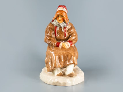 Скульптура Народности России Лопарская женщина арт. 82.76798.00.1,  Скульптура Народности России Лопарская женщина арт. 82.76798.00.1,