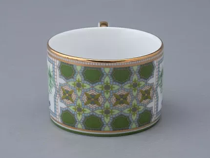 Чашка с блюдцем 250 мл в подарочной упаковке форма Соло рисунок Можжевельник ароматный, арт. 81.33953.00.1