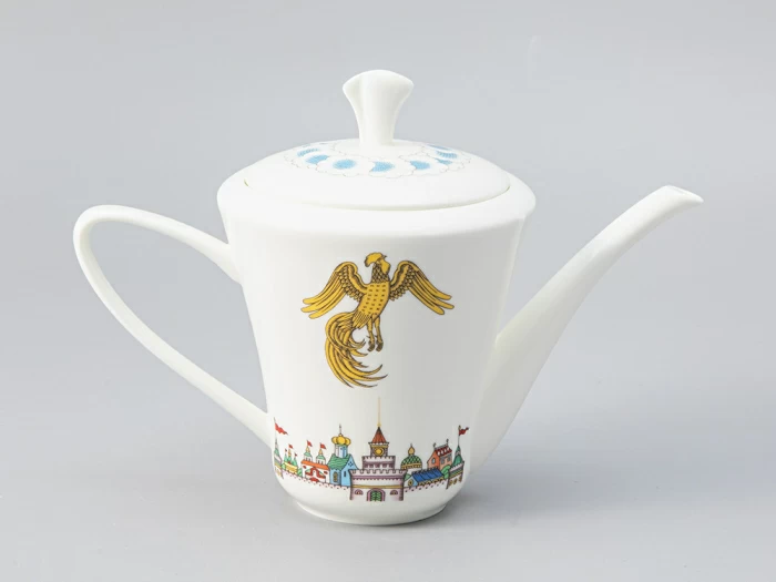 Сервиз чайный форма Сад рисунок Русские сказки, 6 персон 15 предметов, арт. 81.28417.00.1,  Сервиз чайный форма Сад рисунок Русские сказки, 6 персон 15 предметов, арт. 81.28417.00.1,